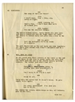 Moe Howard's 32pp. Script Dated October 1939 for The Three Stooges 1940 Film ''You Nazty Spy!'' -- With Numerous Annotations in Moe's Hand Throughout -- Very Good Condition